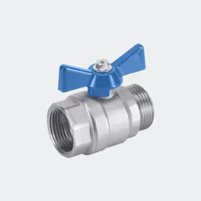 Шаровые краны бабочка купить в Москве