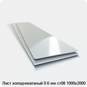 Изображение 4 - Лист холоднокатаный 0.6 мм ст08 1000х2000
