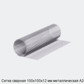 Сетка сварная 100х100х12 мм металлическая А240