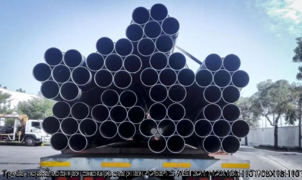 Изображение 7 - Труба нержавеющая электросварная 426х4.5 AISI 321 (12Х18Н10Т/08Х18Н10Т)