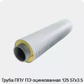 Изображение 3 - Труба ППУ ПЭ оцинкованная 125 57х3.5
