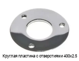 Круглая пластина с отверстиями 400х2.5