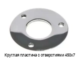 Круглая пластина с отверстиями 450х7