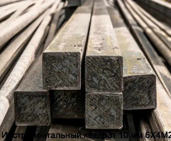 Инструментальный квадрат 10 мм 6Х4М2ФС