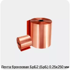 Изображение 2 - Лента бронзовая БрБ2 (БрБ) 0.25х250 мм