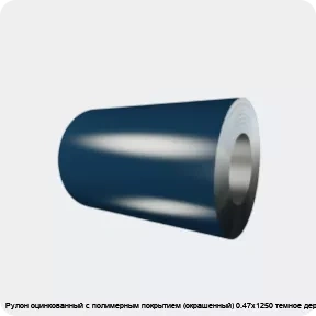 Изображение 4 - Рулон оцинкованный с полимерным покрытием (окрашенный) 0.47х1250 темное дерево