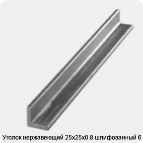 Изображение 3 - Уголок нержавеющий 25х25х0.8 шлифованный 6 м