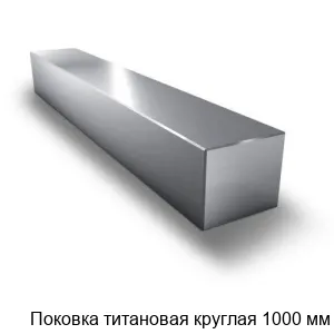 Поковка титановая круглая 1000 мм