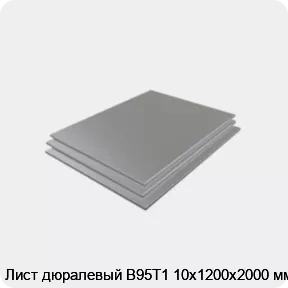 Изображение 3 - Лист дюралевый В95Т1 10х1200х2000 мм