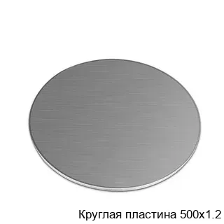 Изображение товара Круглая пластина 500х1.2 (штука)