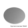 Круглая пластина 100х22