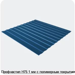 Изображение 3 - Профнастил Н75 1 мм с полимерным покрытием
