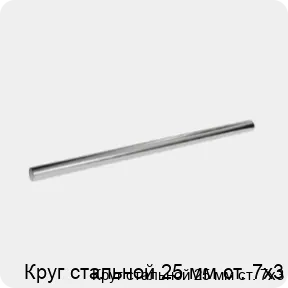 Изображение 3 - Круг стальной 25 мм ст. 7х3