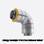 Отвод в изоляции ППУ-ПЭ-1 стальной 32х3-α°