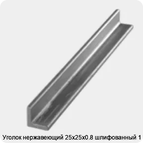 Изображение 3 - Уголок нержавеющий 25х25х0.8 шлифованный 1 м