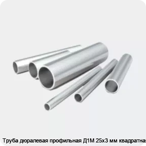 Изображение 2 - Труба дюралевая профильная Д1М 25х3 мм квадратная