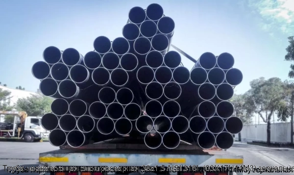 Изображение 7 - Труба нержавеющая электросварная 38х1.5 AISI 316L (03Х17Н14М3) зеркальная