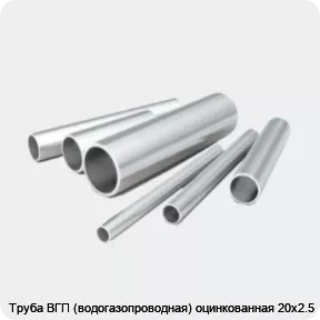 Изображение 2 - Труба ВГП (водогазопроводная) оцинкованная 20х2.5