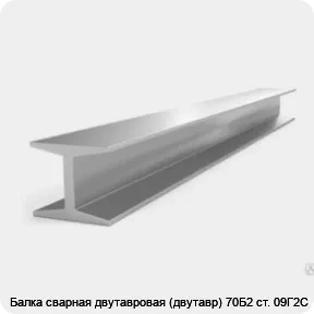 Изображение 3 - Балка сварная двутавровая (двутавр) 70Б2 ст. 09Г2С