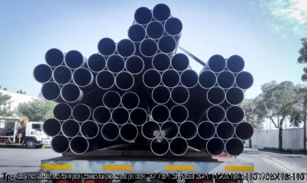 Изображение 7 - Труба нержавеющая электросварная 377х4.5 AISI 321 (12Х18Н10Т/08Х18Н10Т)