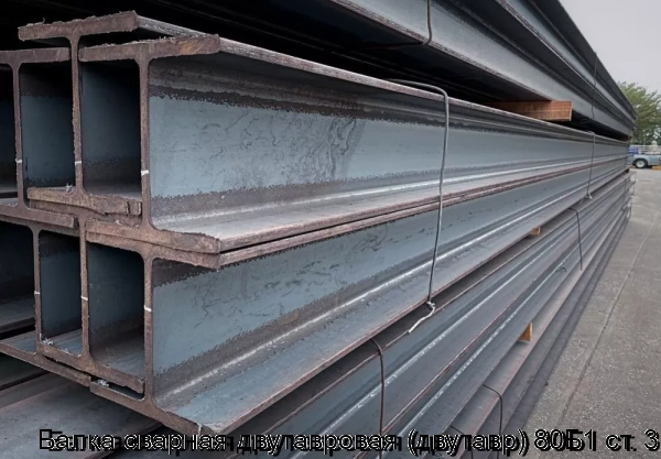 Изображение 6 - Балка сварная двутавровая (двутавр) 80Б1 ст. 3