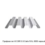Профнастил НС35R 0.5 Satin RAL 9005 черный