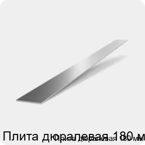 Изображение 2 - Плита дюралевая 180 мм