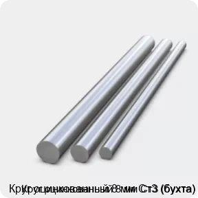 Изображение 2 - Круг оцинкованный 8 мм Ст3 (бухта)