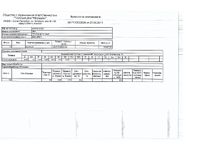Сертификат не нержавеющие трубы AISI 304 26,9x2,0 от 27-05 (2.1)