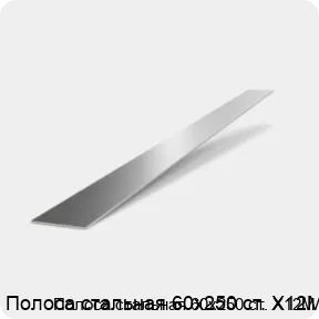 Изображение 2 - Полоса стальная 60х250 ст. Х12М