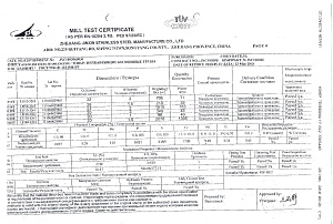 Сертификат на нержавеющие трубы 12Х18Н10Т 32х2,0