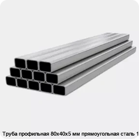 Изображение 4 - Труба профильная 80х40х5 мм прямоугольная сталь 1-3