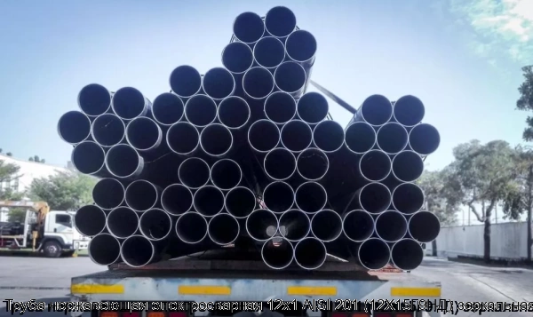 Изображение 7 - Труба нержавеющая электросварная 12х1 AISI 201 (12Х15Г9НД) зеркальная