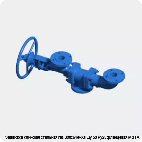 Изображение 3 - Задвижка клиновая стальная газ 30лс64нжХЛ Ду 50 Ру25 фланцевая МЗТА