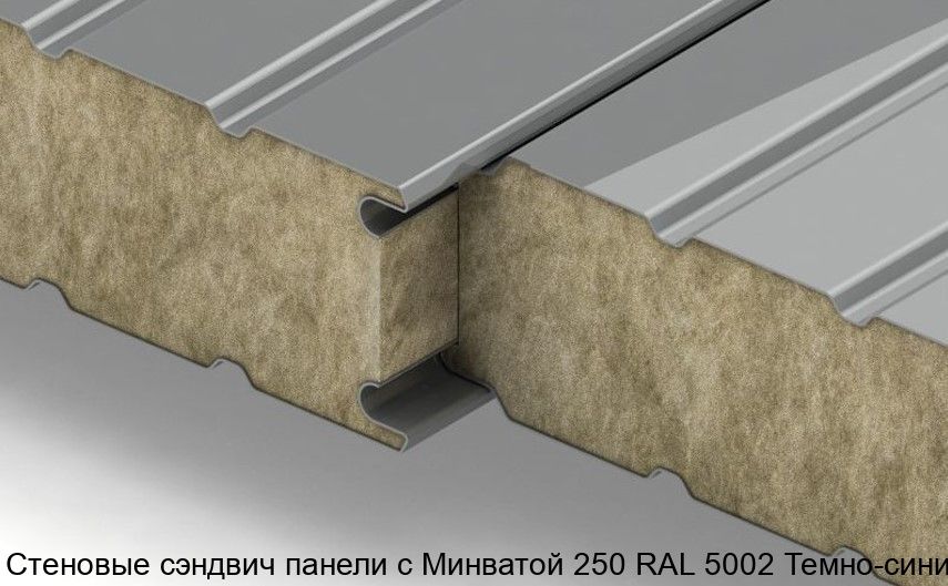 Изображение - Стеновые сэндвич панели с Минватой 250 RAL 5002 Темно-синий