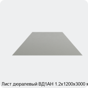 Изображение 4 - Лист дюралевый ВД1АН 1.2х1200х3000 мм