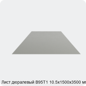 Изображение 4 - Лист дюралевый В95Т1 10.5х1500х3500 мм