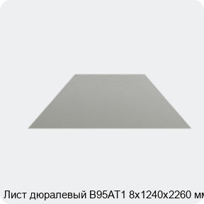 Изображение 4 - Лист дюралевый В95АТ1 8х1240х2260 мм