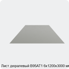 Изображение 4 - Лист дюралевый В95АТ1 6х1200х3000 мм