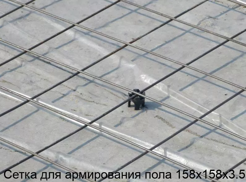 Изображение товара Сетка для армирования пола 158х158х3.5 из металла или пластика