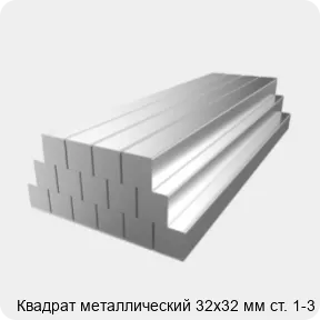 Изображение 2 - Квадрат металлический 32х32 мм ст. 1-3