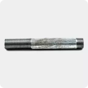 Изображение 4 - Сгон стальной удлиненный оц Ду 15 L=200мм б/комплекта из труб по ГОСТ 3262-75 КАЗ