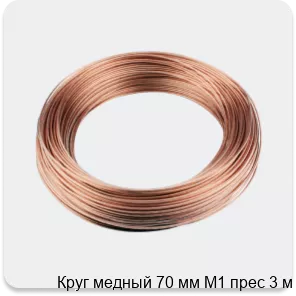Изображение 3 - Круг медный 70 мм М1 прес 3 м