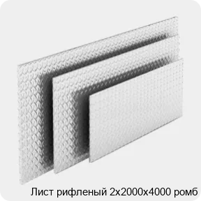 Изображение 4 - Лист рифленый 2х2000х4000 ромб