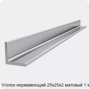 Изображение 4 - Уголок нержавеющий 25х25х2 матовый 1 м