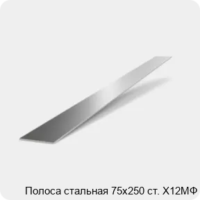 Изображение 2 - Полоса стальная 75х250 ст. Х12МФ