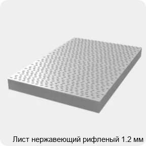 Изображение 3 - Лист нержавеющий рифленый 1.2 мм